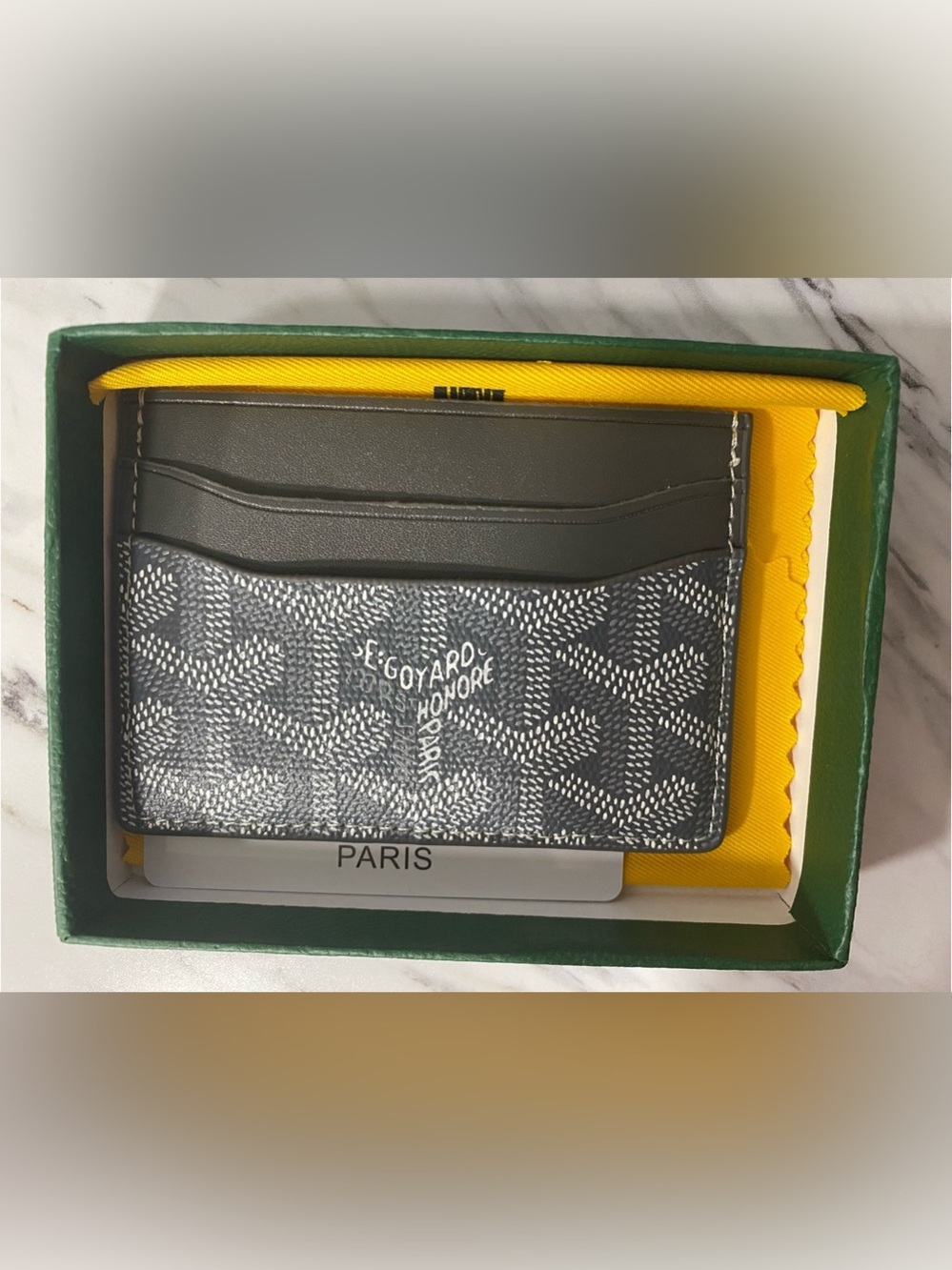 Goyard Saint Sulpice Card Holder Gray Card Holder